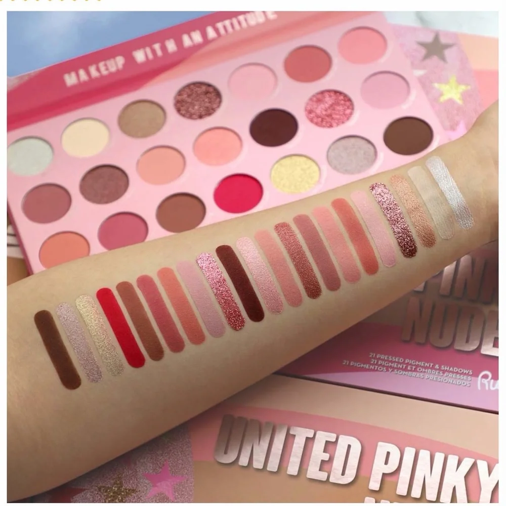 RUDE United Pinky Nudes Eyeshadow Palette